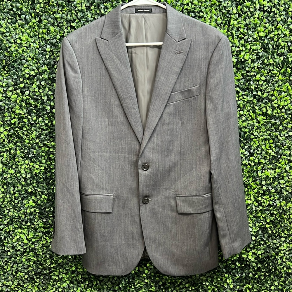 Eggra Slim Fit Grey Jacket